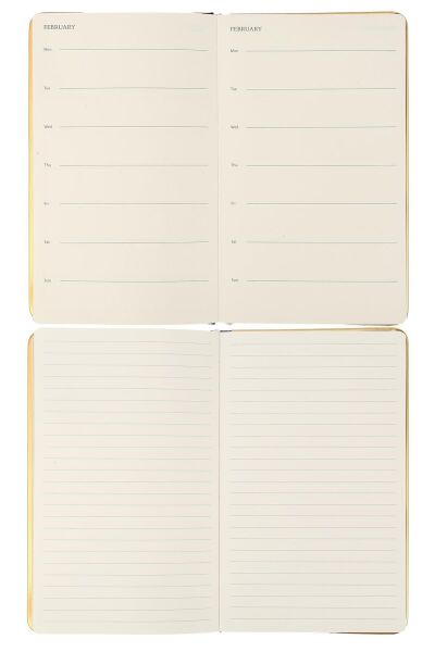 VEGAN DERİ SERT KAPAK ALTIN DEMİR VE ALTIN YALDIZ ÇİZGİLİ YEŞİL