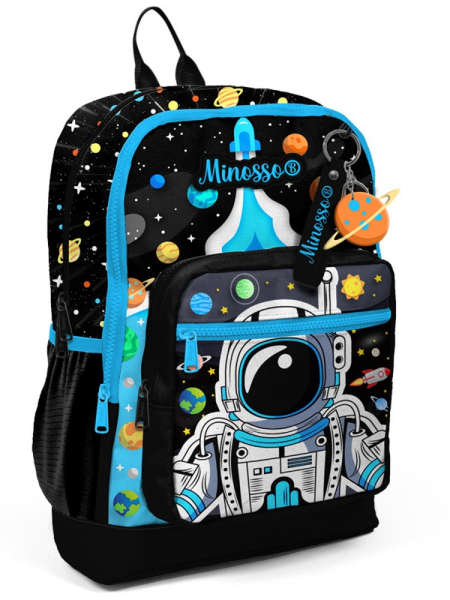 ASTRONOT DESENLİ ERKEK ÇOCUK İLKOKUL SIRT ÇANTASI