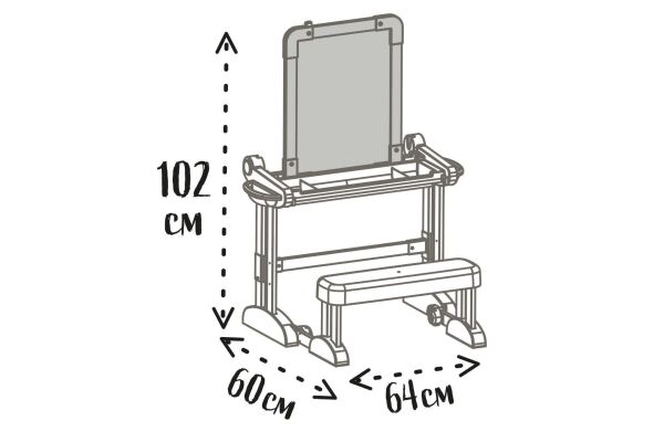 SMOBY MANYETİK UZAY ÇALIŞMA MASASI