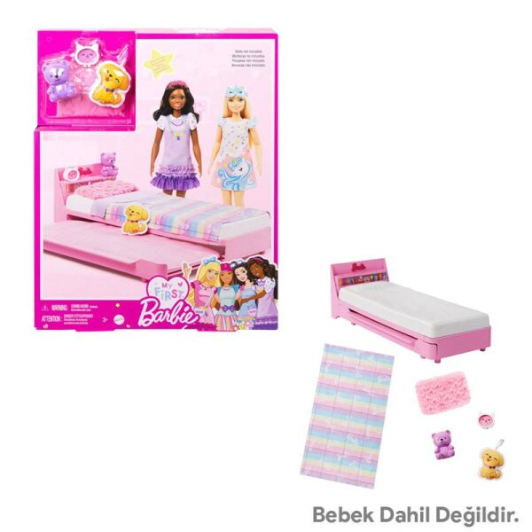 BARBIE MY FIRST  BARBIE BEBEĞİM  YATAK OYUN SETİ