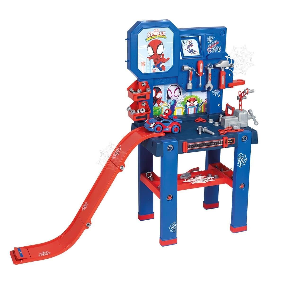 ÖRÜMCEK ADAM TEMALI TAMİR BAKIM TEZGAH OYUN SETİ