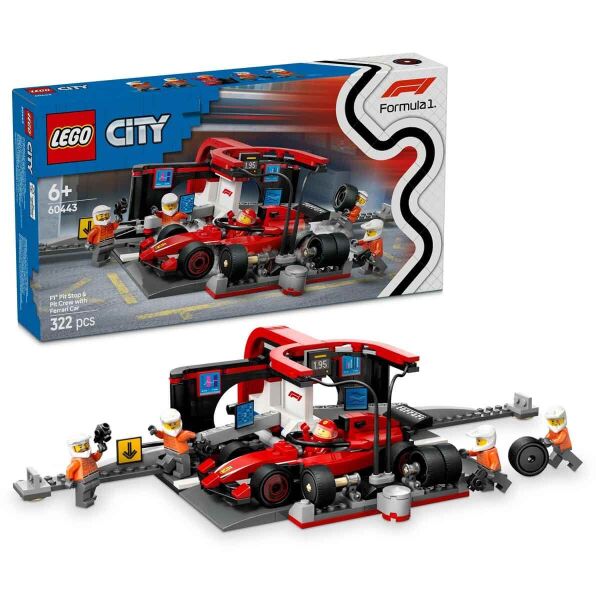 LEGO CITY F1 PITSTOP VE EKİBİ