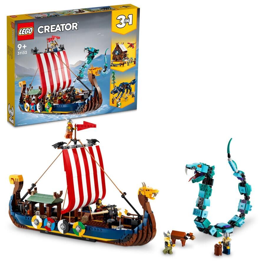 LEGO CREATOR 3İN1 VİKİNG GEMİSİ VE MİDGARD YILANI