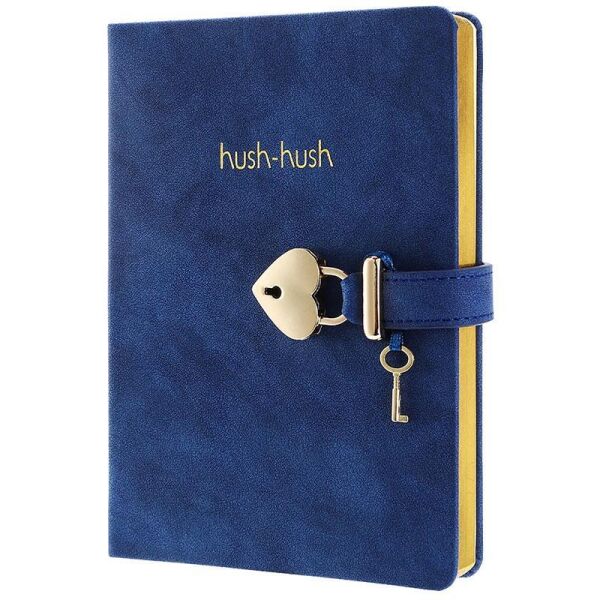VİCTORIA'S JOURNALS HUSH HUSH KİLİTLİ DEFTER MAVİ