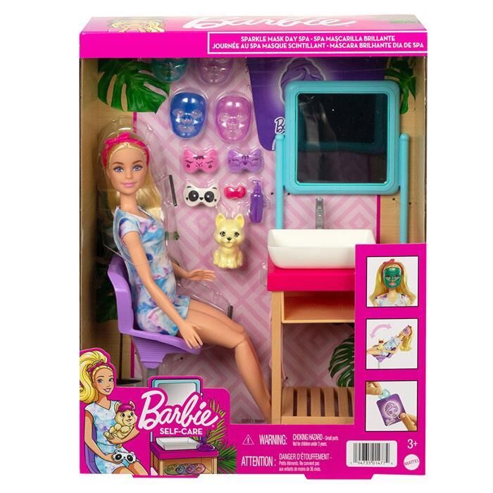 BARBİE MODA IŞILTILI DOLU SPA GÜNÜ