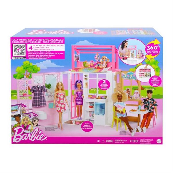BARBİE HAYATI TAŞİNABİLİR PORTATİF EV