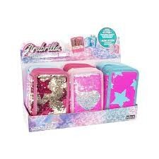 IŞILTILI KALEM KUTUSU TURKUAZ-FUŞYA-PEMBE