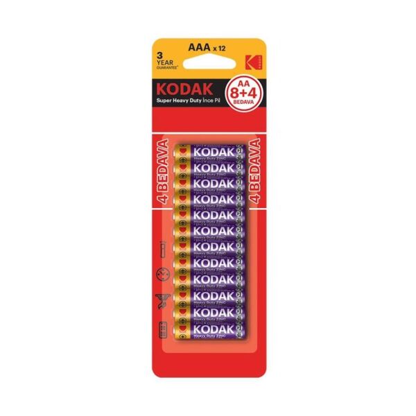 KODAK SHRİNK ÇİNKO KARBON İNCE PİL