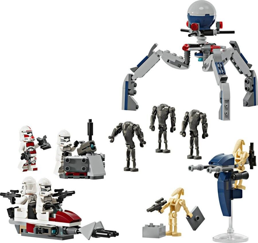 LEGO STAR WARS KLON TROOPER VE SAVAŞ DROİDİ SAVAŞ PAKETİ