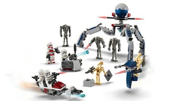 LEGO STAR WARS KLON TROOPER VE SAVAŞ DROİDİ SAVAŞ PAKETİ