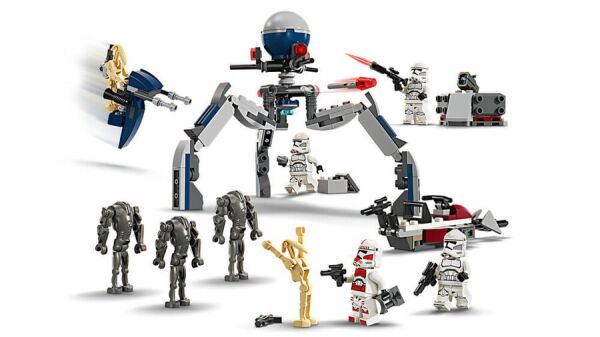 LEGO STAR WARS KLON TROOPER VE SAVAŞ DROİDİ SAVAŞ PAKETİ