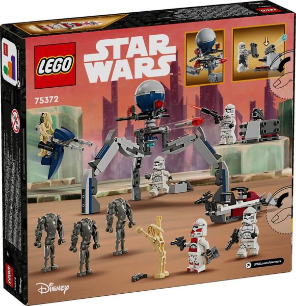 LEGO STAR WARS KLON TROOPER VE SAVAŞ DROİDİ SAVAŞ PAKETİ