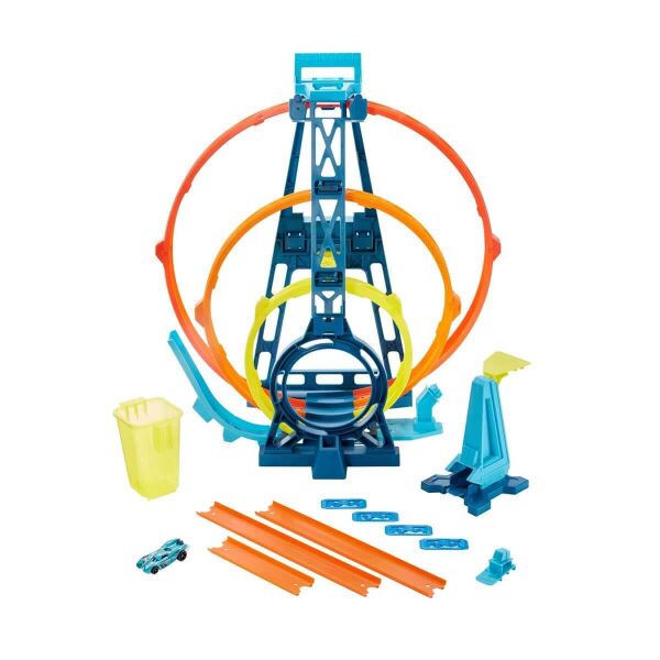 HW TRACK BUİLDER ÜÇLÜ ÇEMBER AKSİYONU SETİ