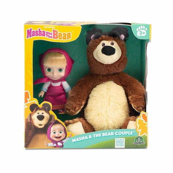 MASHA&KOCA AYI 20CM PELUŞ 12CM BEBEK