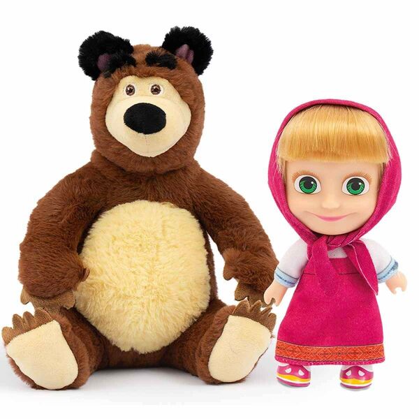 MASHA&KOCA AYI 20CM PELUŞ 12CM BEBEK