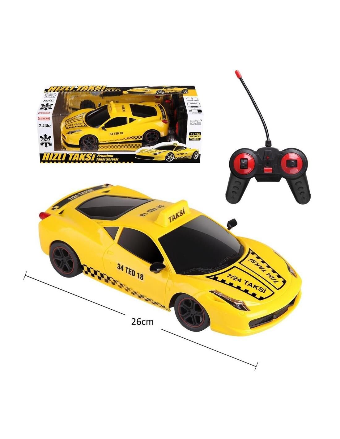 TOYSAN 1:16 TAXİ CAR